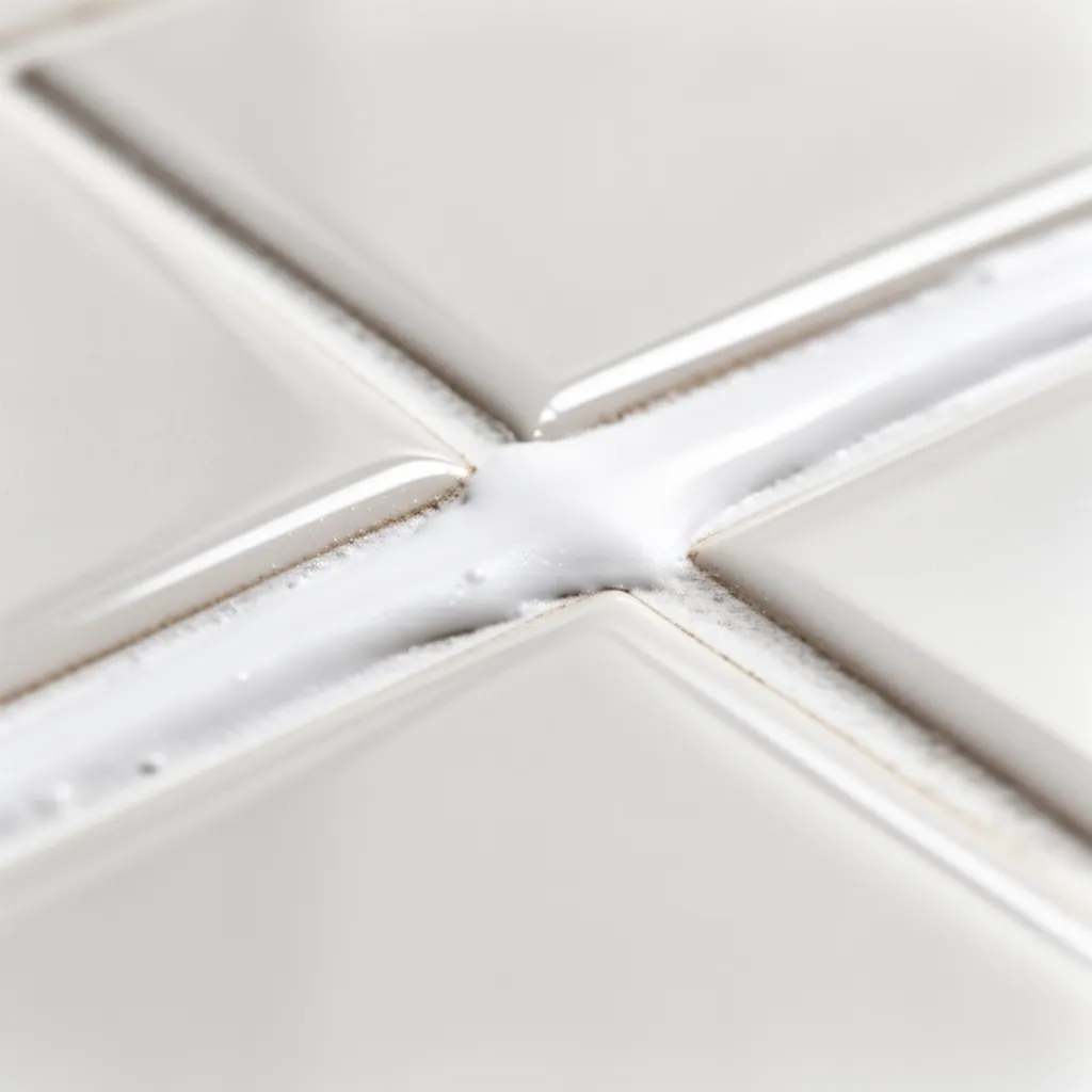Expert restoration of dirty grout lines to a bright, clean finish in Glasgow